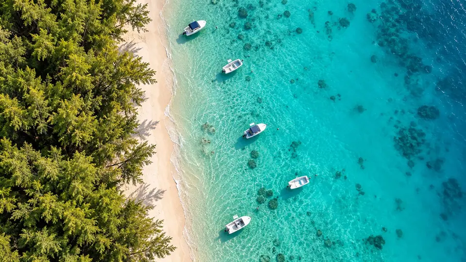 Plage de Mont Choisy, île Maurice